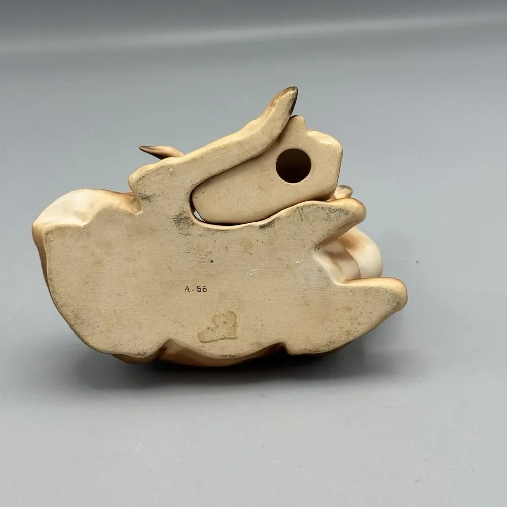 Vintage Norcrest Japan Porcelain Doe And Fawn Ceramic Figurine Deer A-56 Kitschy - Picture 10 of 11